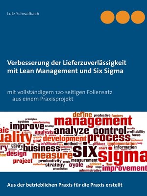 cover image of Verbessern der Lieferzuverlässigkeit als Lean Management und Six Sigma Projekt